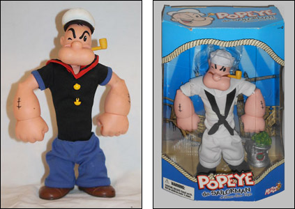 popeye action figure mezco