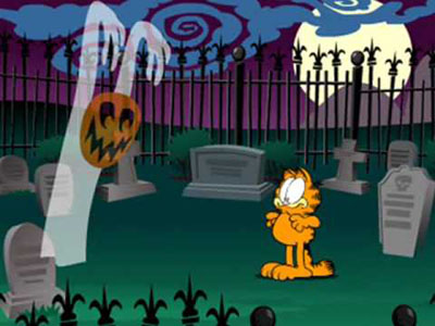 Garfield Walkthrough, Scary Scavenger Hunt 