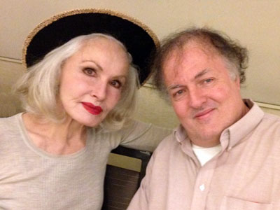 Julie Newmar and me.