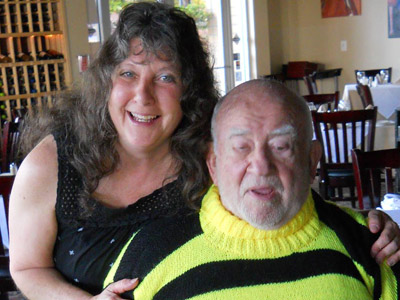 Jeanine Kasun and Ed Asner.